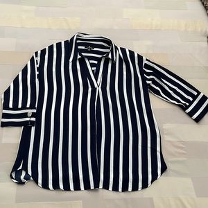Jules & Leopold Navy striped tunic